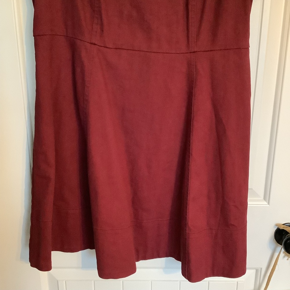Draper James Rich Burgundy Dress View 3